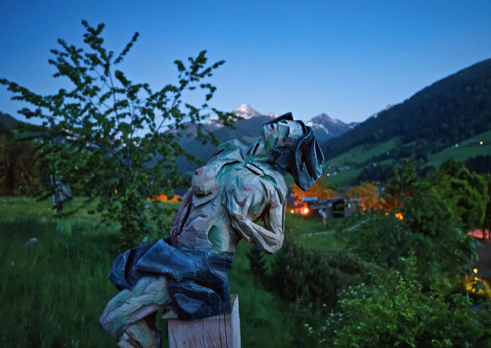 alpbach path scultptures