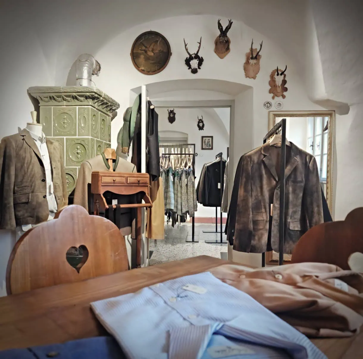 Fashioned by Mountains: Meet South Tyrol's Wildly Elegant Past at Amalia Pernter 1896 8 amalia pernter 1896 retail showroom