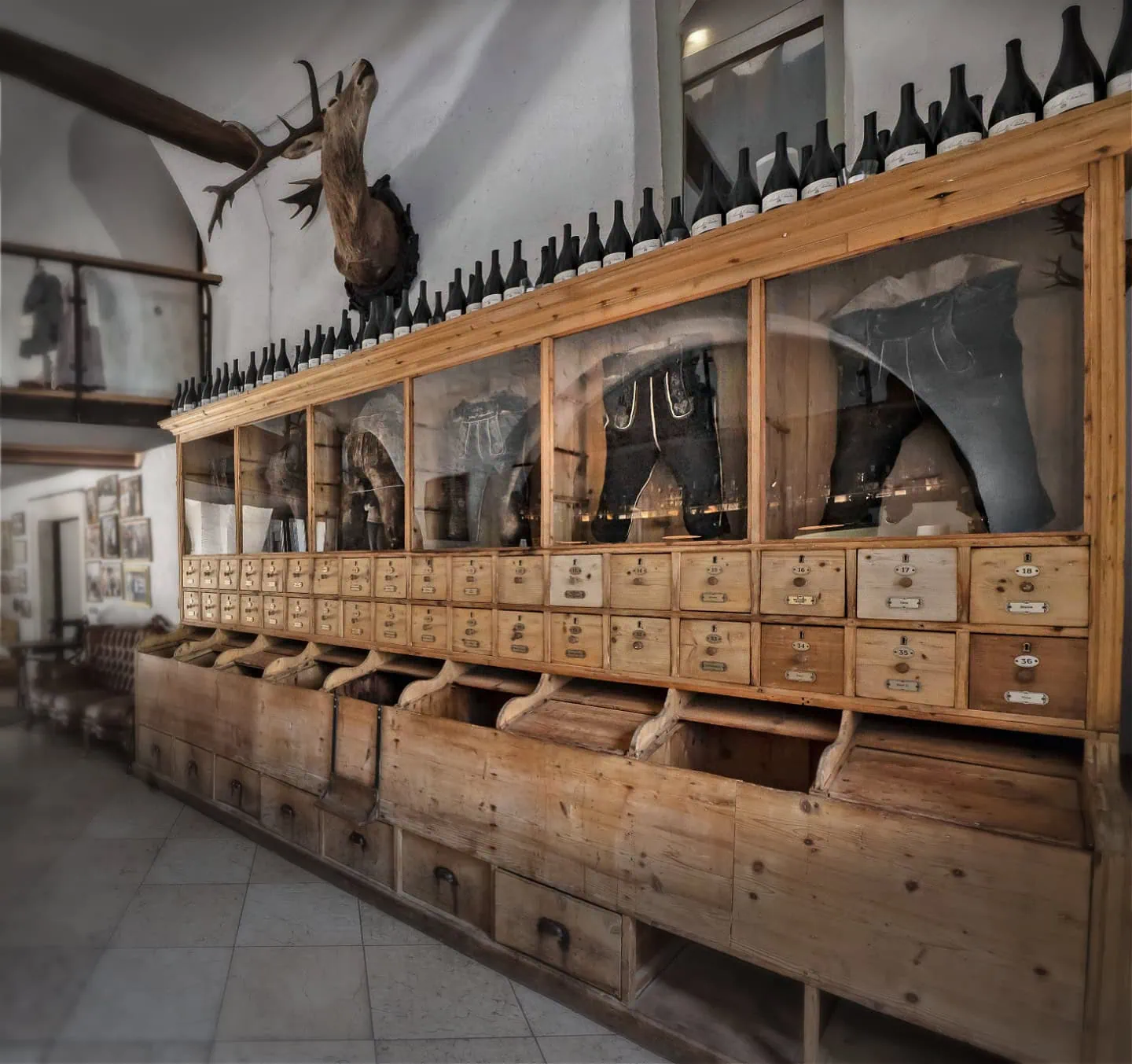 Fashioned by Mountains: Meet South Tyrol's Wildly Elegant Past at Amalia Pernter 1896 12 amalia pernter 1896 vintage ledehosen display
