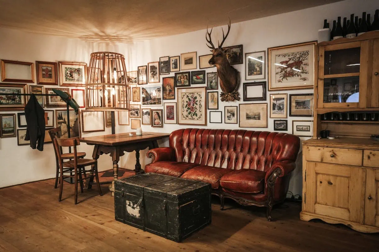 Fashioned by Mountains: Meet South Tyrol's Wildly Elegant Past at Amalia Pernter 1896 9 amalia pernter 1896 vintage room