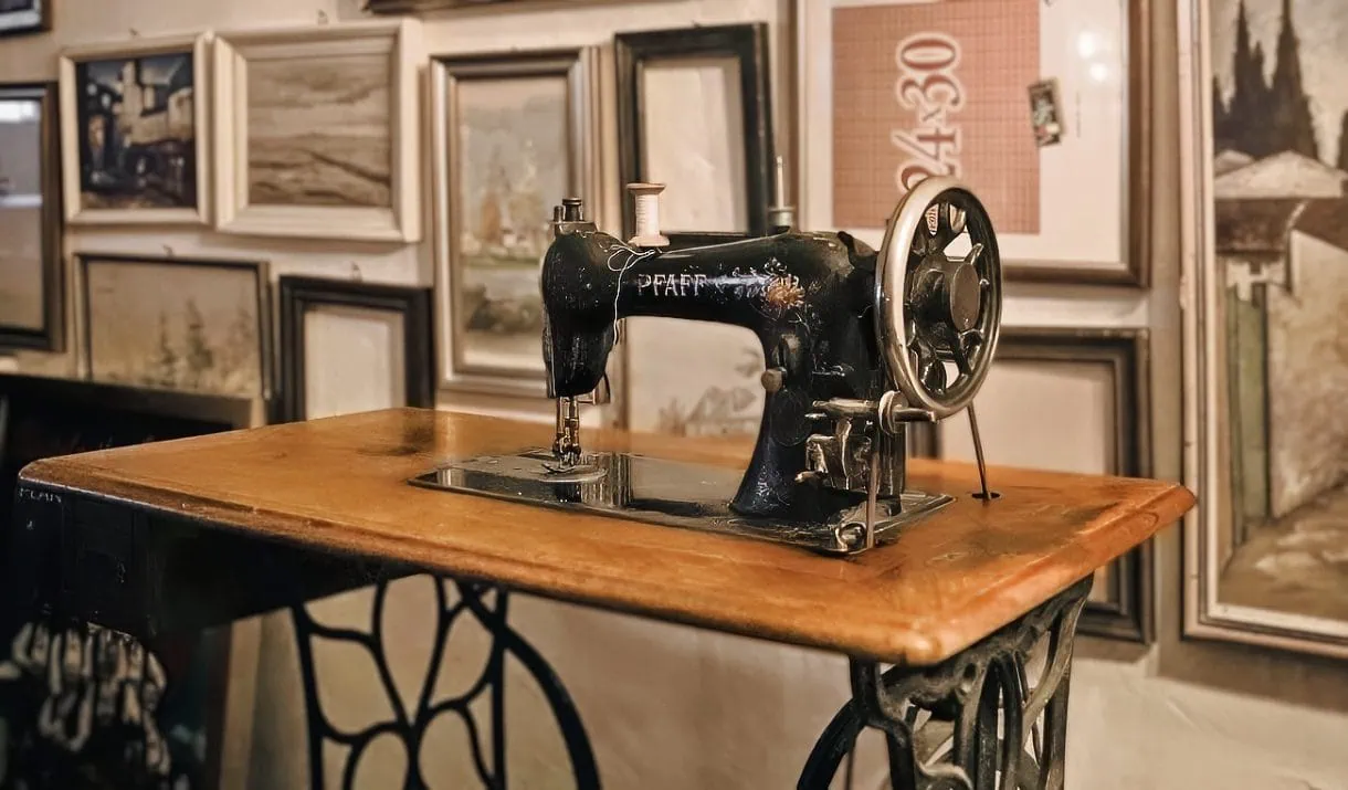 Fashioned by Mountains: Meet South Tyrol's Wildly Elegant Past at Amalia Pernter 1896 6 amalia pernter 1896 vintage sewing machine