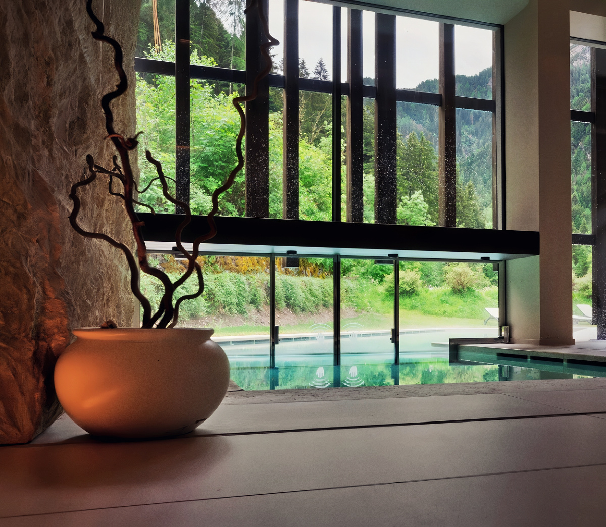 Discover Bad Ratzes: A Forested Escape Beneath South Tyrol's Most Legendary Peak 5 bad ratzes indoor outdoor pool entrance