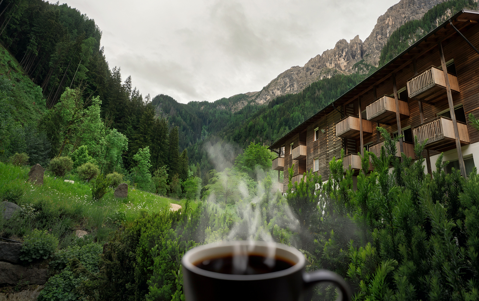 Discover Bad Ratzes: A Forested Escape Beneath South Tyrol's Most Legendary Peak 31 bad ratzes morning coffee
