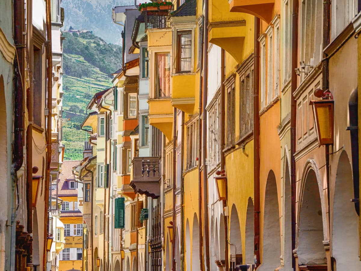 bolzano city arcades