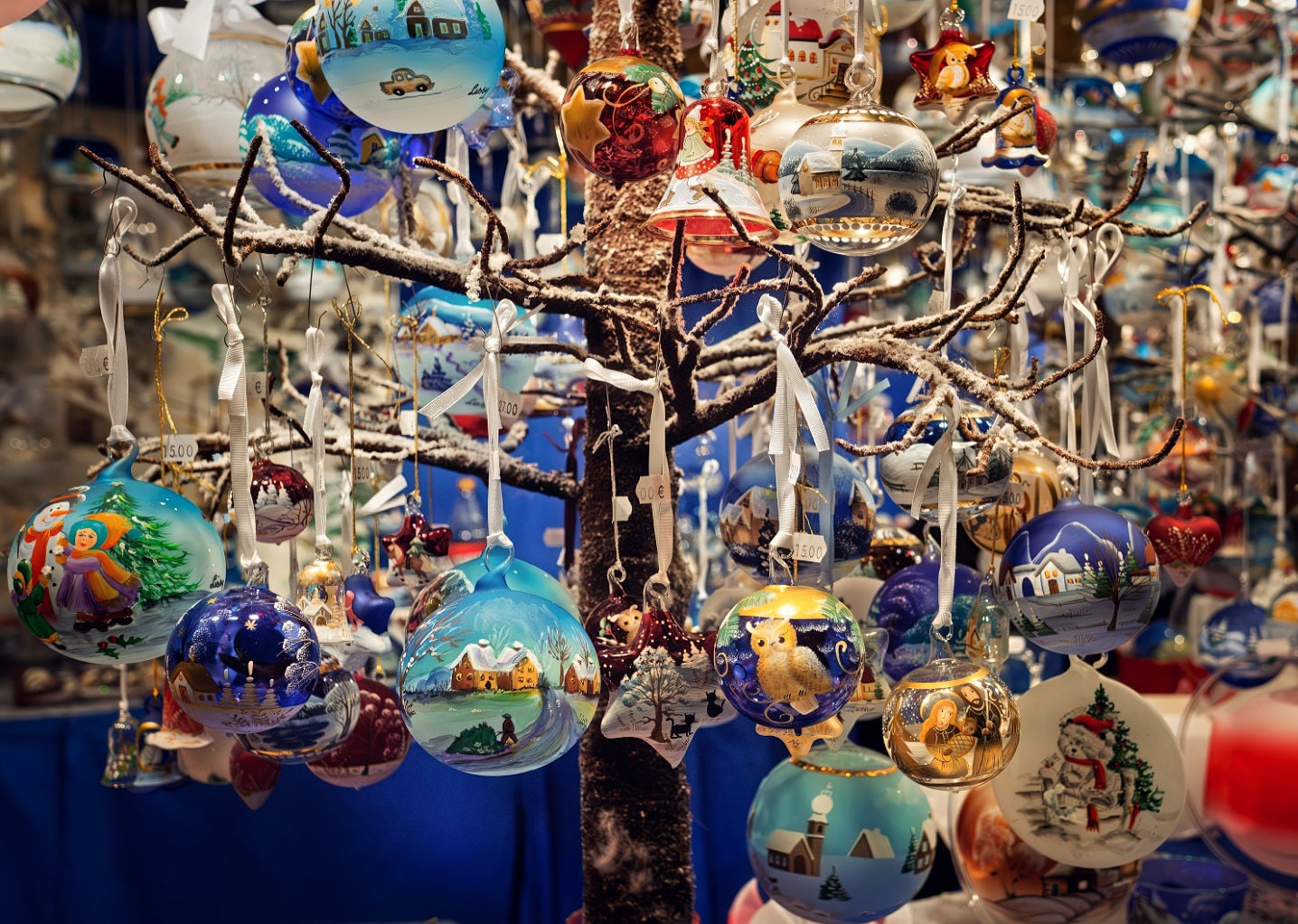brixen christmas market ornaments