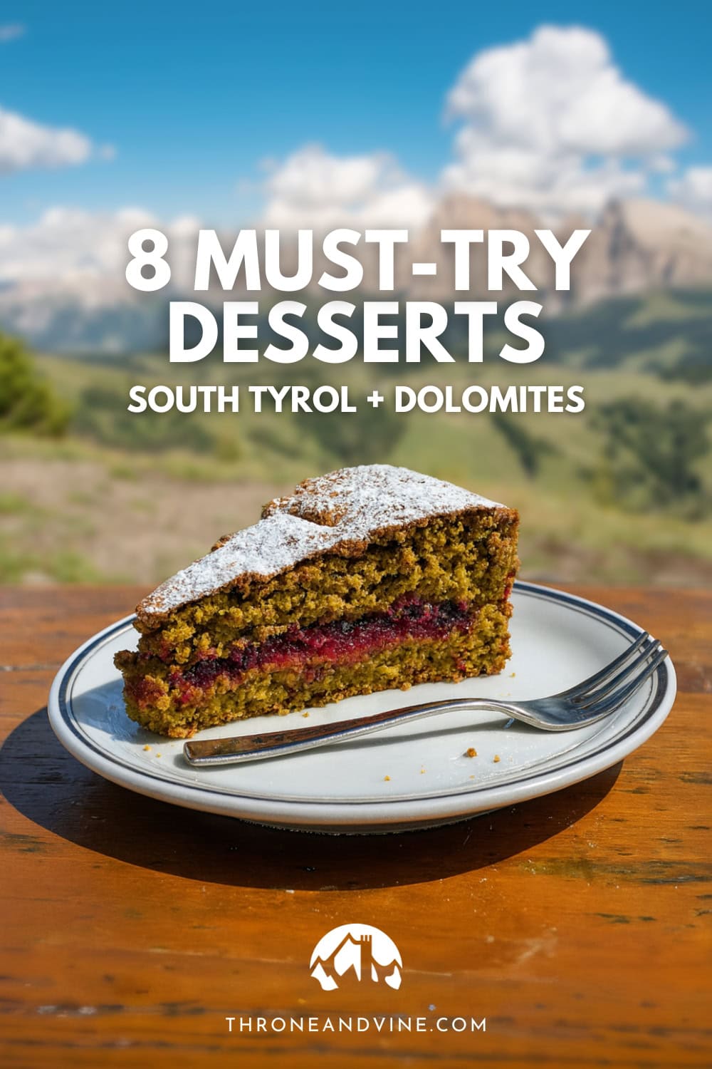 Sweet Summit: 8 Must-Try Desserts in South Tyrol & the Dolomites 23 A Dolomites Desserts Guide pin.