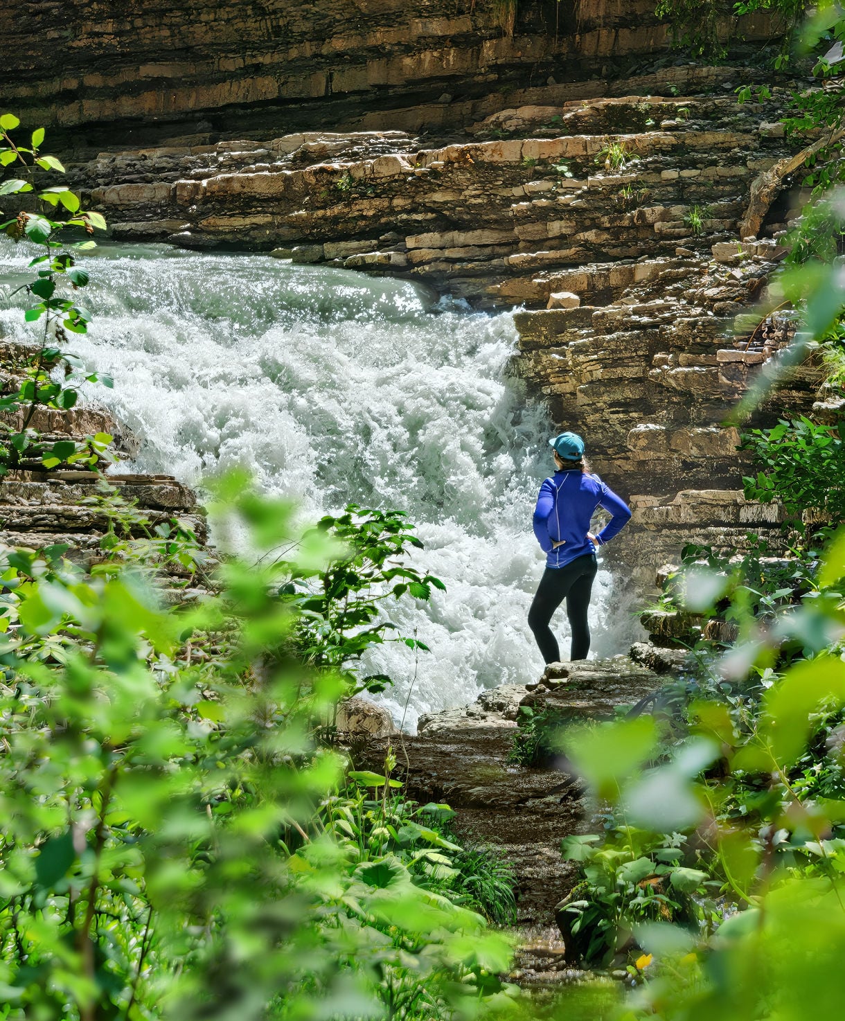 Hike the Geologensteig: 240 Million Years of Fire, Sea & Stone in the Dolomites 11 geologist trail dolomites waterfall 4 kate