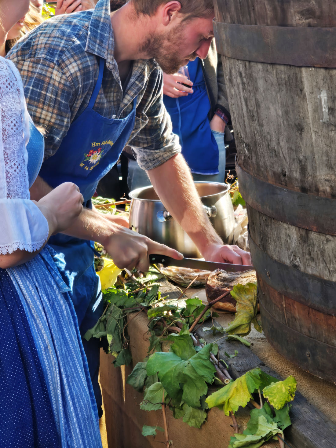 From Vine to Village: Raise a Glass at South Tyrol's Last Load of Grapes Festival 11 girlan last grape load festival speck