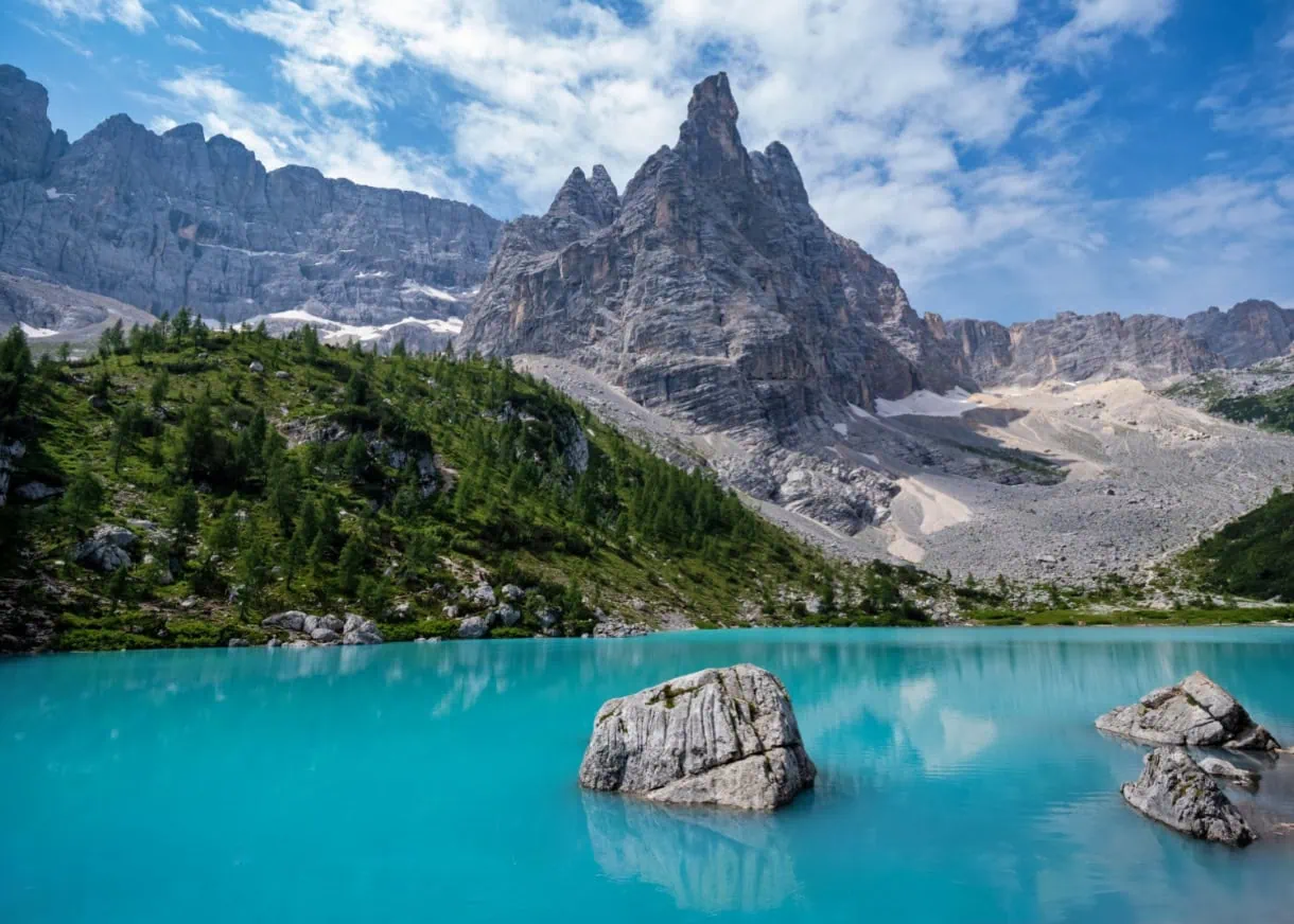 Beyond the Peaks: 12 Must-See Lakes in South Tyrol and the Dolomites 7 lago di sorapis ampezzo dolomites lake