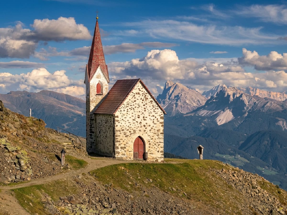 Latzfonser Kreuz, the highest pilgrimage church in Europe.