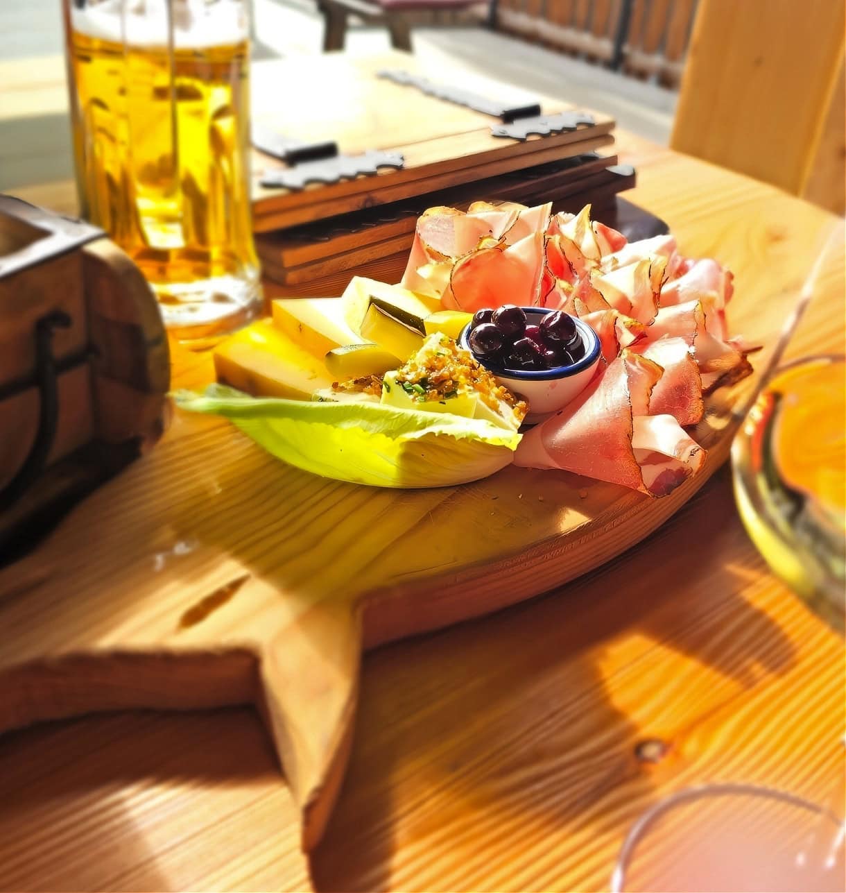 Aquila Dolomites Residence: Ortisei Below, the Dolomites Beyond, and You in Between 14 A Marende platter on Alpe di Siusi.