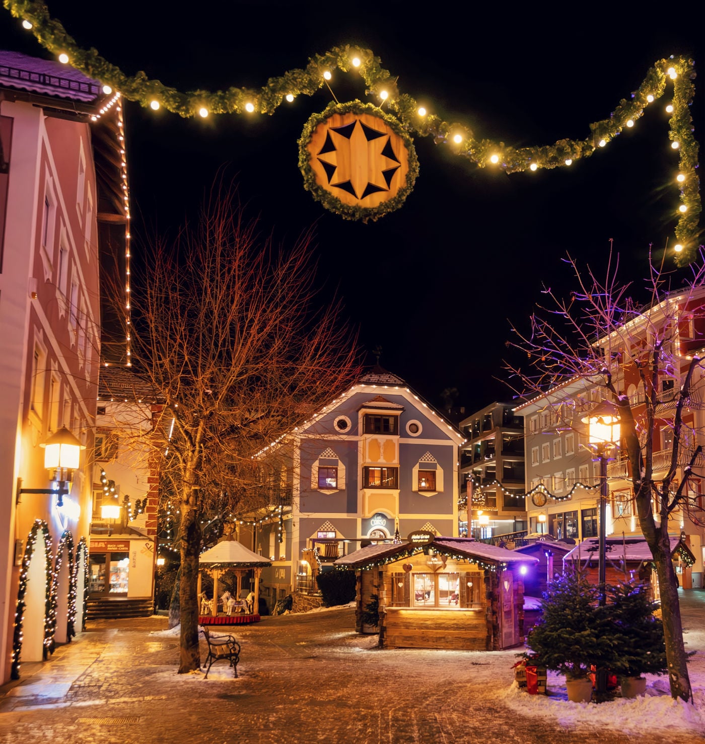 The Alps Alight: Explore the Christmas Markets of South Tyrol & the Dolomites 36 ortisei christmas market square