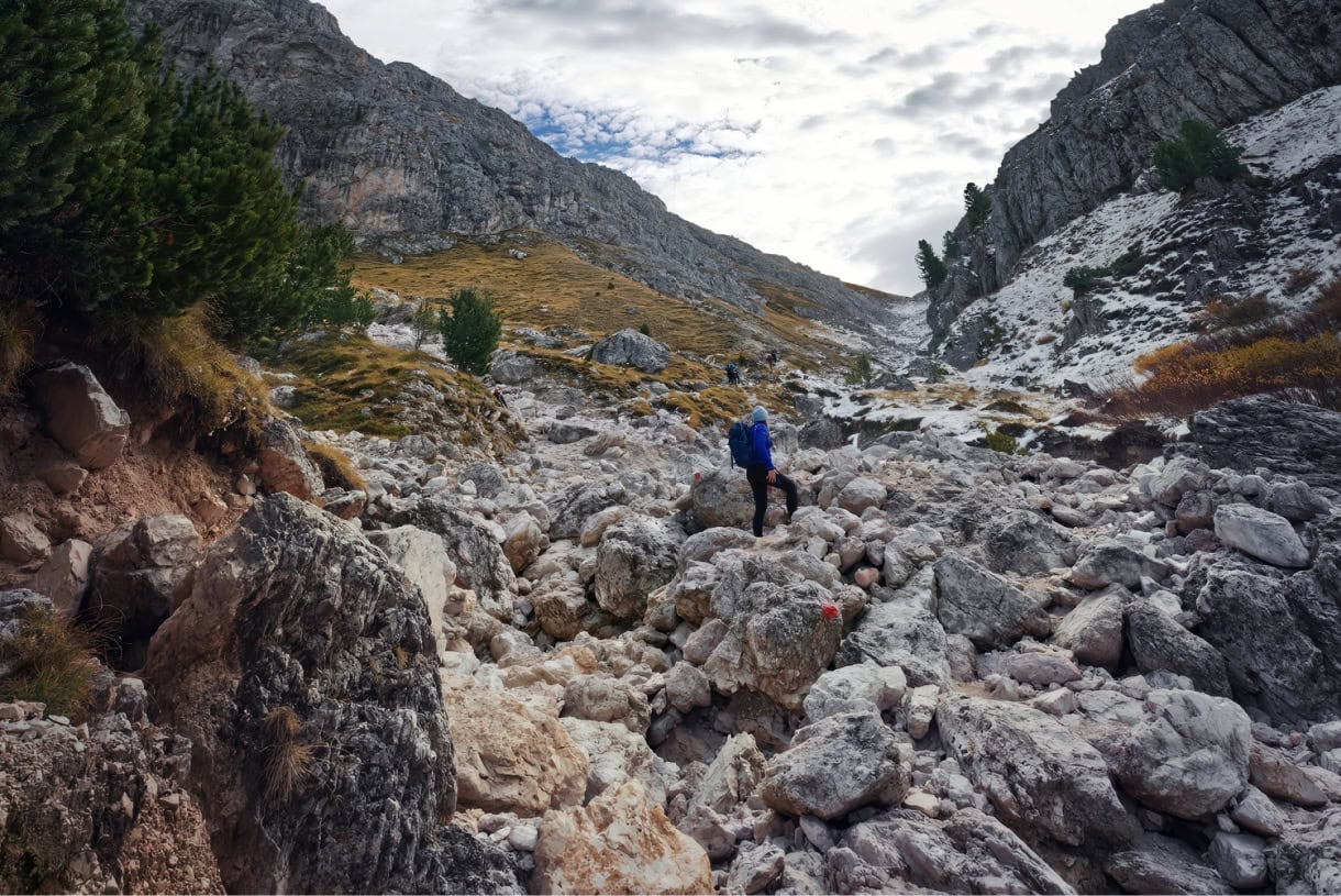 peitlerkofel saddle start