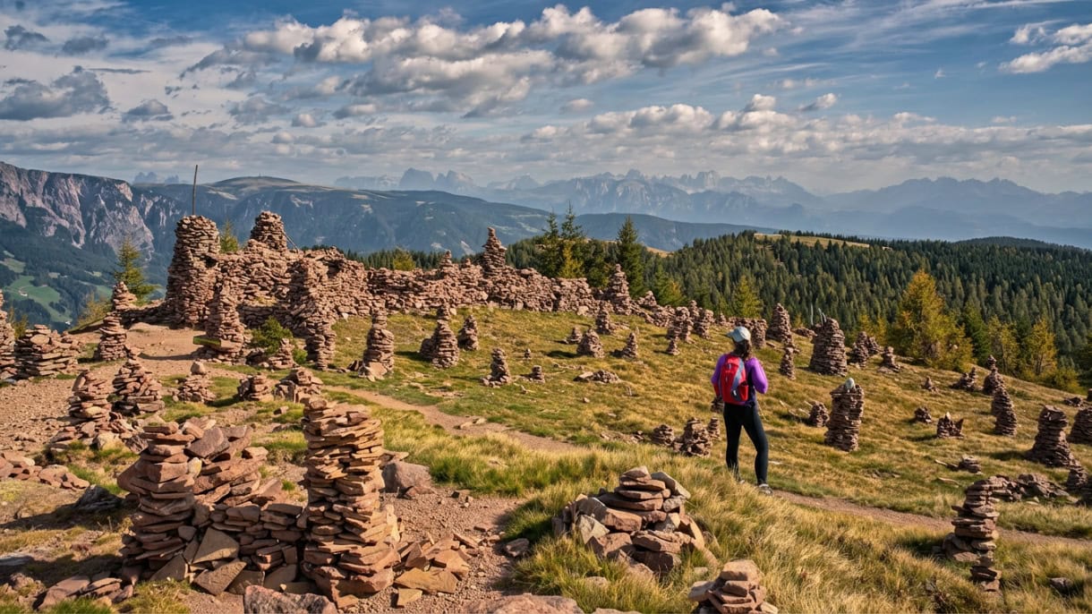 sarntal alps stoanernen mandln