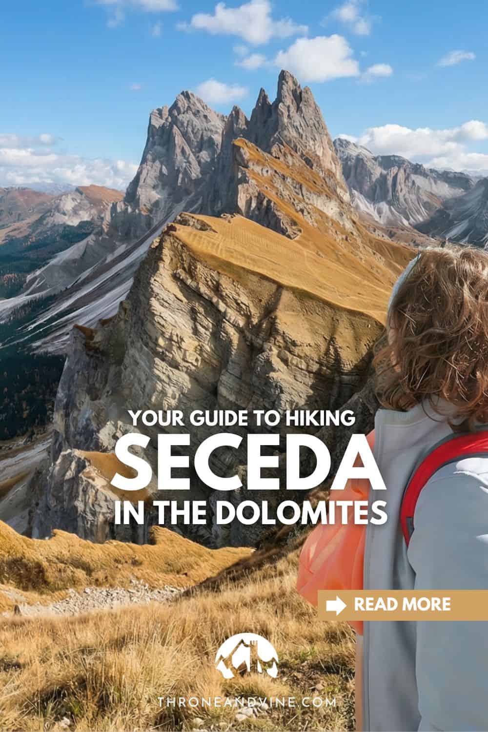seceda hiking guide pin