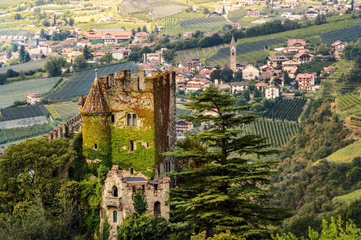 south tryol mountain castle