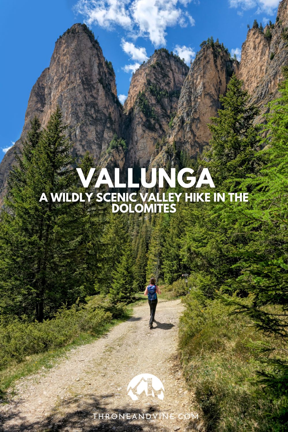 vallunga dolomites valley hike