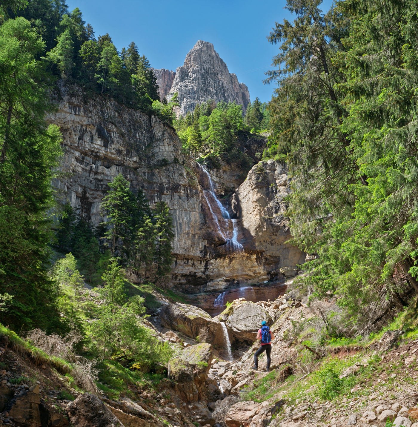 Hike the Geologensteig: 240 Million Years of Fire, Sea & Stone in the Dolomites 6 waterfall geologensteig dolomites