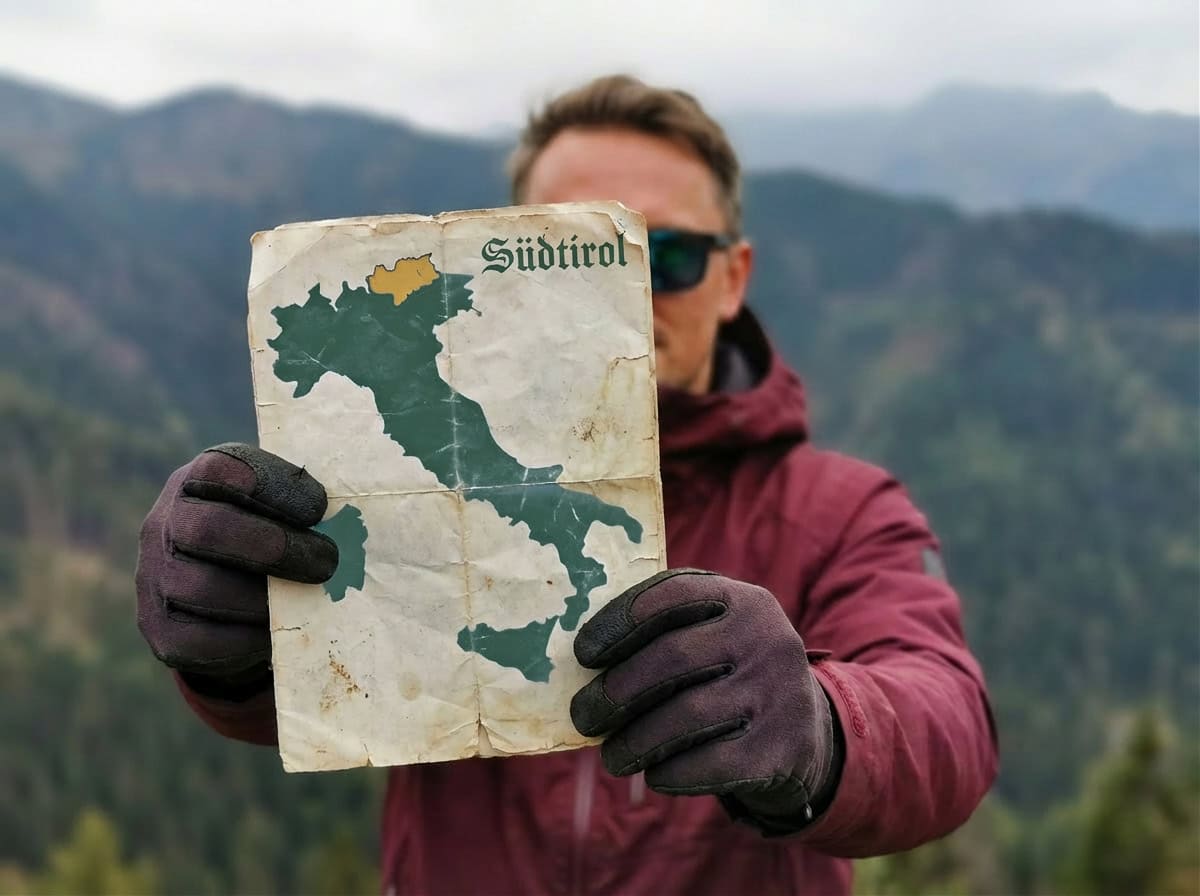 where is south tyrol located map